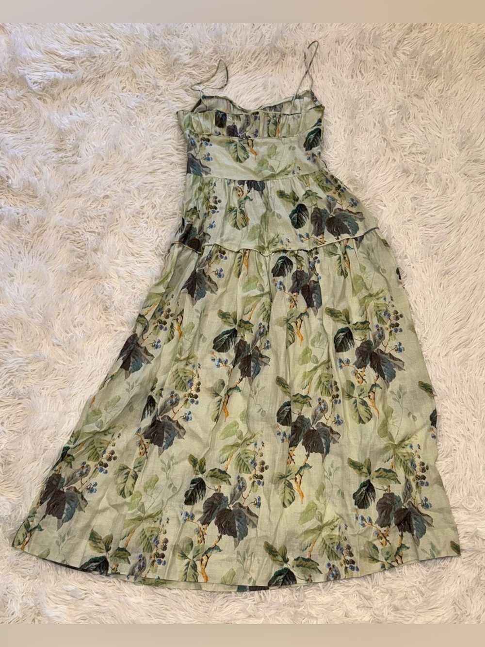 NEW DÔEN Benoit Floraison De Mures Floral Print Sleeveless Maxi Dress Sz XXS - Picture 8 of 10